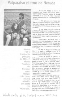 Valparaiso eterno de Neruda