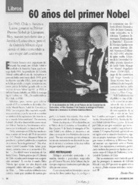 60 años del primer Nobel