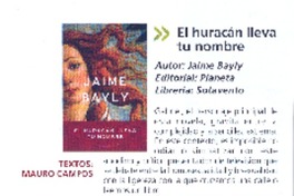 El huracán lleva tu nombre