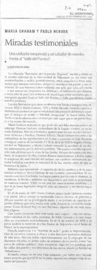 Miradas testimoniales