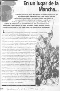 En un lugar de la Mancha...