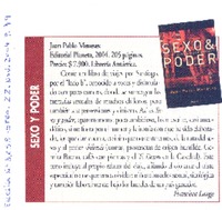 Sexo y poder