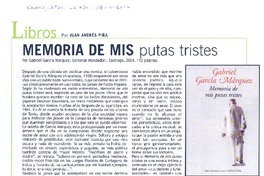 Memoria de mis putas tristes