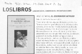 José Donoso, El escribidor intruso