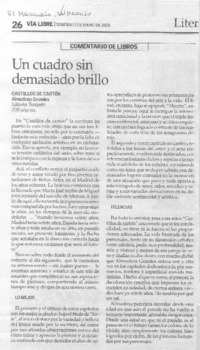 Un Cuadro sin demasiado brillo