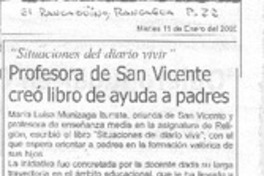 Profesora de San Vicente creó libro de ayuda a padres
