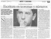 Escritura en teoremas y números