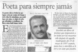 Poeta para siempre jamás