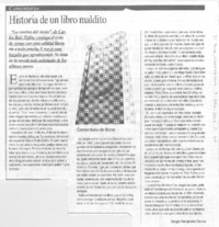 historia de un libro maldito