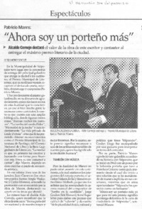 "Ahora soy un porteño más"