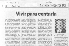 Vivir para contarla