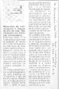 Manuales de estimulaciòn