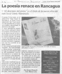 La Poesía renace en Rancagua
