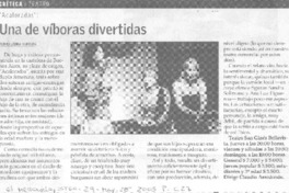 Una de víboras divertidas