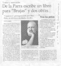 De la Parra escribe un libro para "Brujas" y dos obras