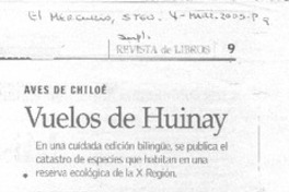 Vuelos de Huinay