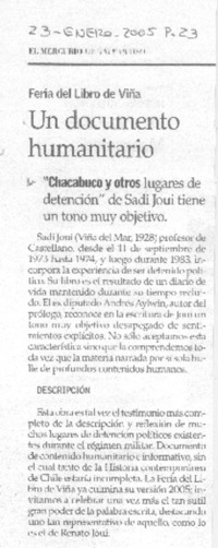 Un Documento humanitario