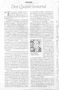 Don Quijote inmortal