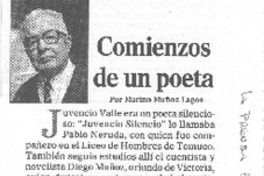 comienzos de un poeta