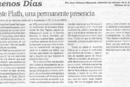 Oreste Plath, una permanente presencia