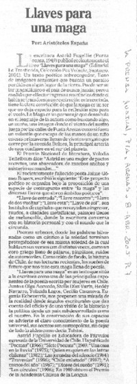 Llaves para una maga