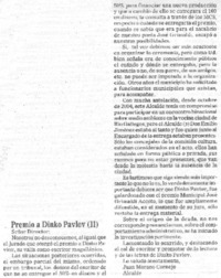Premio a Dinko Pavlov (III)