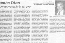 "El Cronómeto de la muerte"