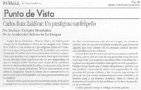 Carlos Ruiz Zaldívar, un prestigioso sanfelipeño