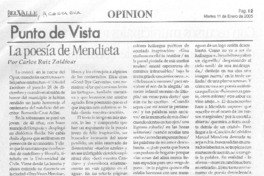 La Poesía de Mendieta.