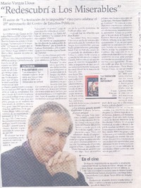 "Redescubrí a Los Miserables. (entrevistas)