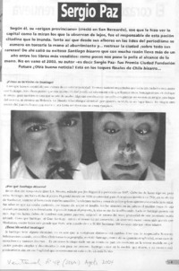 Sergio Paz [entrevista]