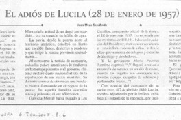 El Adiós de Lucila (28 de enero de 957)