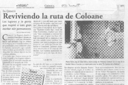 Reviviendo la ruta de Coloane.