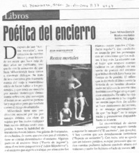 Poética del encierro