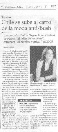 Chile se sube al carro de la moda anti-Bush