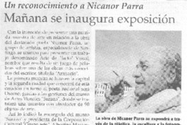 Mañana se inaugura exposición