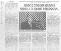 Alberto Carrizo recibirá medalla de honor presidencial