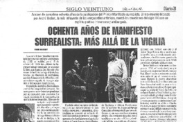 Ochenta años de manifiesto surrealista