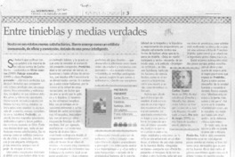 Entre tinieblas y medias verdades