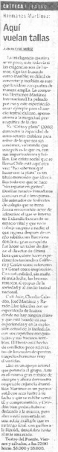 Aquí vuelan las plumas