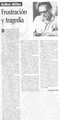 Frustración y tragedia