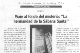 Viaje al fondo del misterio: "La hermandad de la sábana Santa"