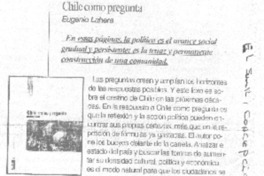 Chile como pregunta