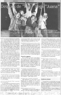 Después de "Prat" llega "Juana" [entrevista]