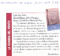 La sombra del viento