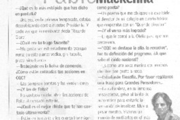 Las cosas que quiero saber de... [entrevista]