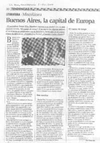 Buenos Aires, la capital de Europa