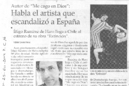 Habla el artista que escandalizó a España