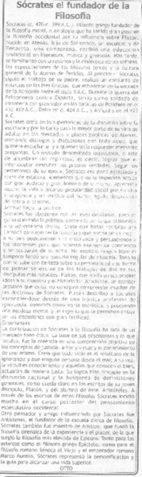 Sócrates el fundador de la filosofía