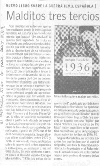 Malditos tres tercios